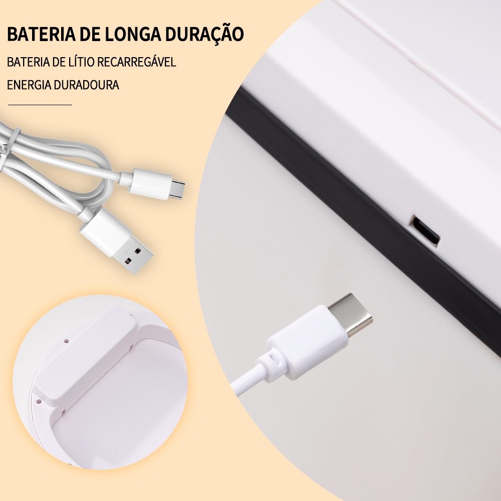 Lixeira com Sensor Automático 16L Recarregável Abertura Inteligente para Cozinha Banheiro Quarto Escritório — foto 9