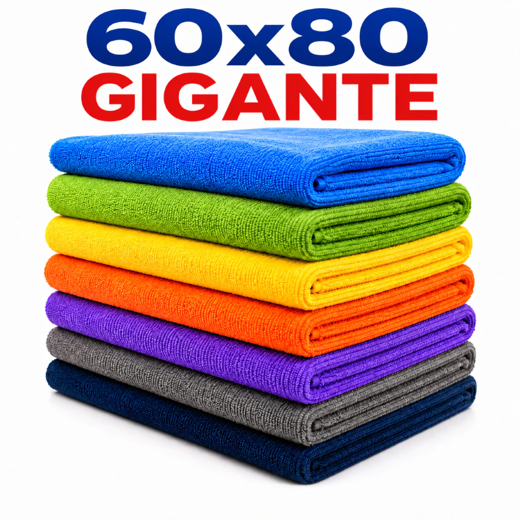 Panos de Chão Gigante Microfibra Multiuso 60x80 Alta Absorção — imagem 1