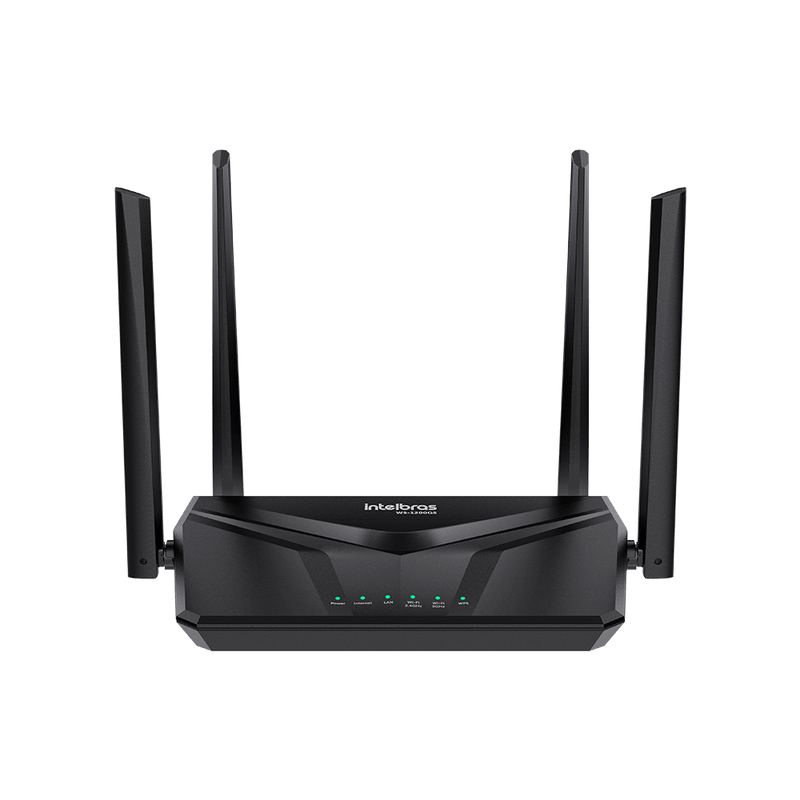Roteador WiFi Gigabit Intelbras W5-1200GS Dual Band AC1200 5GHz Wireless Bivolt