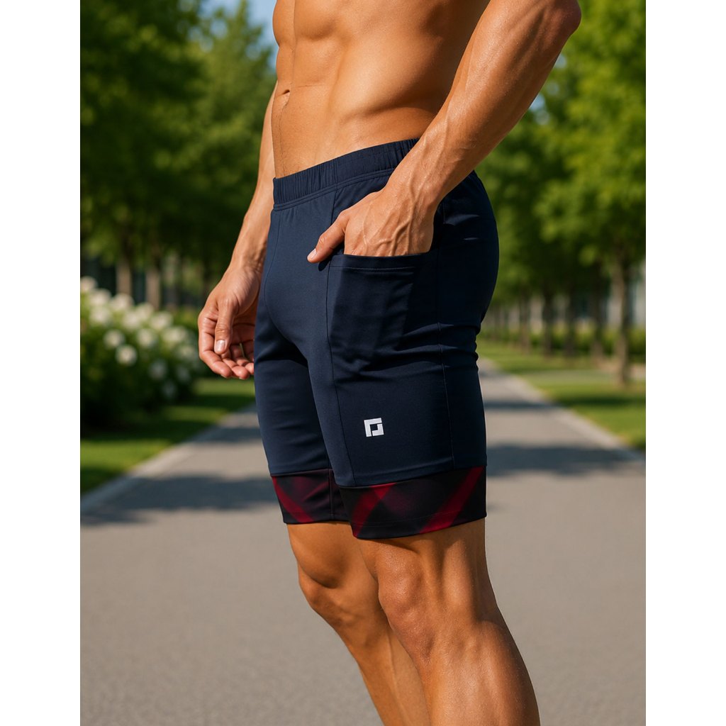 Bermuda Para Corrida Térmica Masculina Com Compressão
