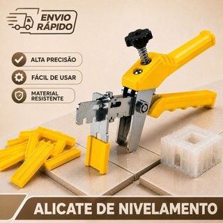 Alicate Nivelador de Piso Assentar Espaçador Porcelanato Azulejo Cerâmicas Revestimentos Alta Precisão
