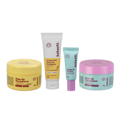 Kit Pele de Porcelana FPS20 + Pele de Porcelana + Olhos de Gueixa e Creme Gota de Colágeno Kokeshi