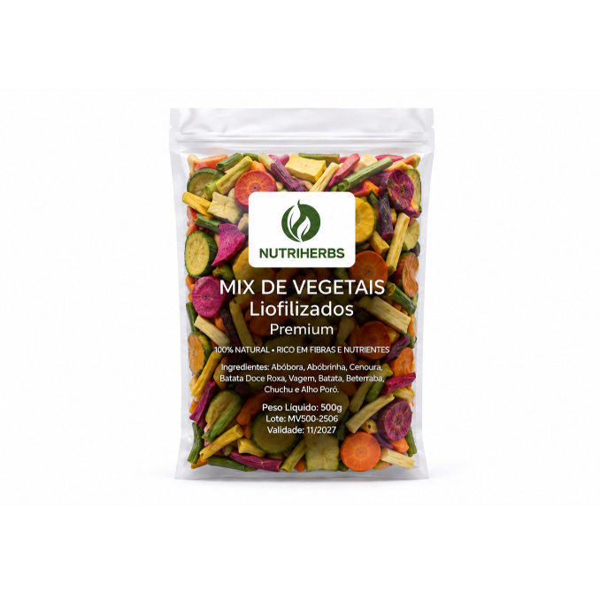 Mix de Vegetais Desidratados 100% Natural Premium