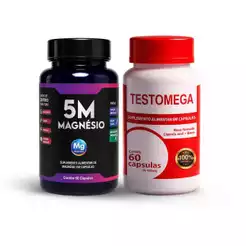 Kit 5m Magnésio com Testomega – Energia e Recuperação Muscular