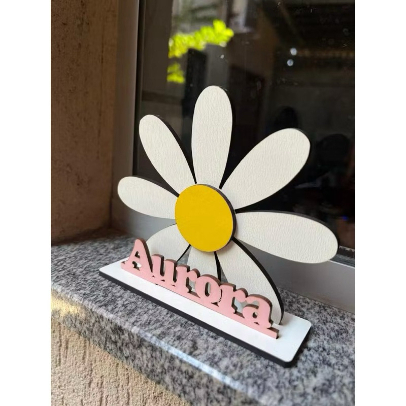100 Lembrancinhas Margarida Personalizadas Festa Nomes Chá De Bebê Aniversário Infantil