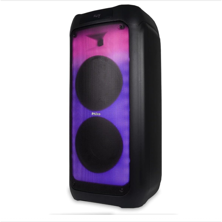 Caixa de Som Amplificada Philco 1350W Bluetooth V5.3 PCX7200 Bivolt