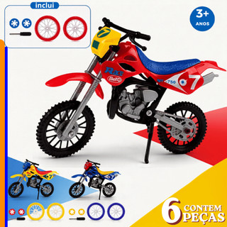 Mini Moto de Dedo – Kit com Acessórios Extras Moto Finger Bike