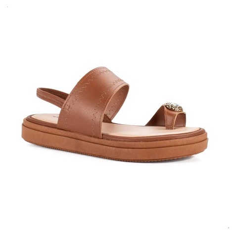 Sandália Feminina Mississipi Flatform Correia Flexível no Calcanhar Confortável