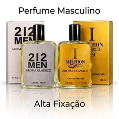 PERFUME MASCULINO 100ml Para o Dia Dia / Alta Fixação e Longa Duração Presente