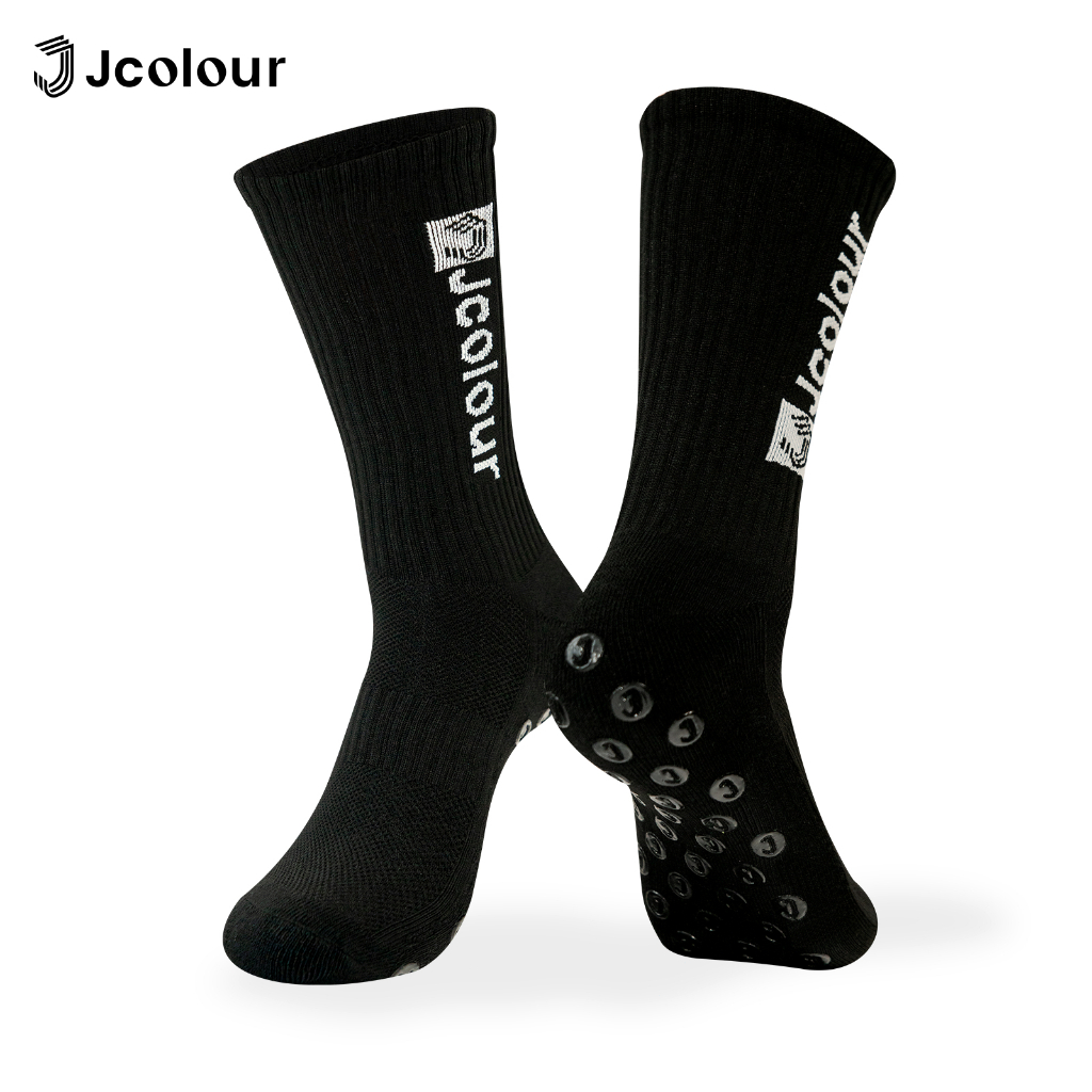 Meias Cano Alto Esportivas Masculinas Jcolour Kit 10 Pares, Antiderrapantes Confortáveis para Atividades Físicas e Dia a — imagem 2 de 2