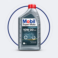 Óleo Mobil Super Moto 10W30 MX 4T Semissintético 1 Litro