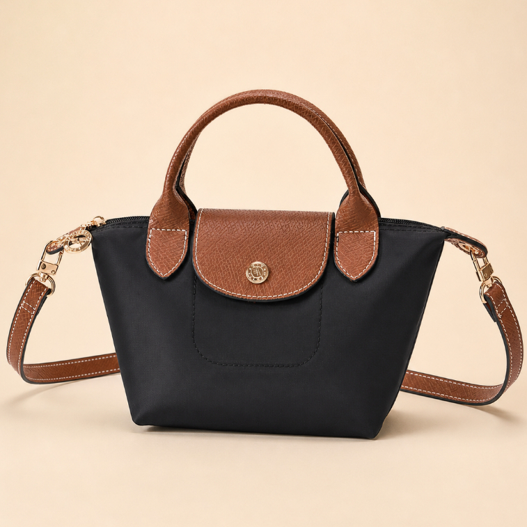Bolsa Nylon Mônaco Feminina Transversal Tiracolo Leve Elegante Impermeável Casual Moderna Premium