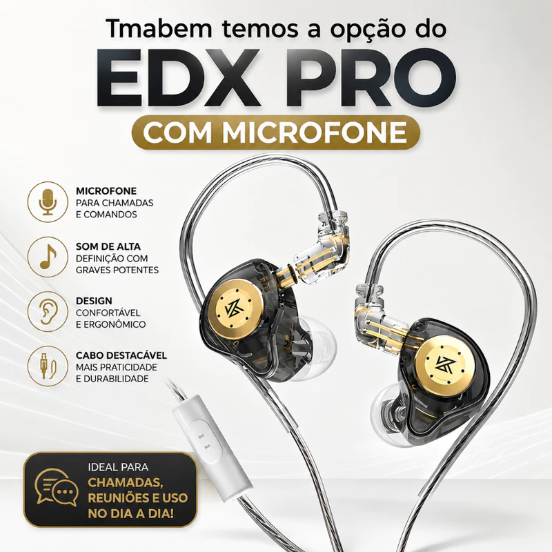 Fone de Ouvido KZ EDX Pro Intra-auricular — foto 8