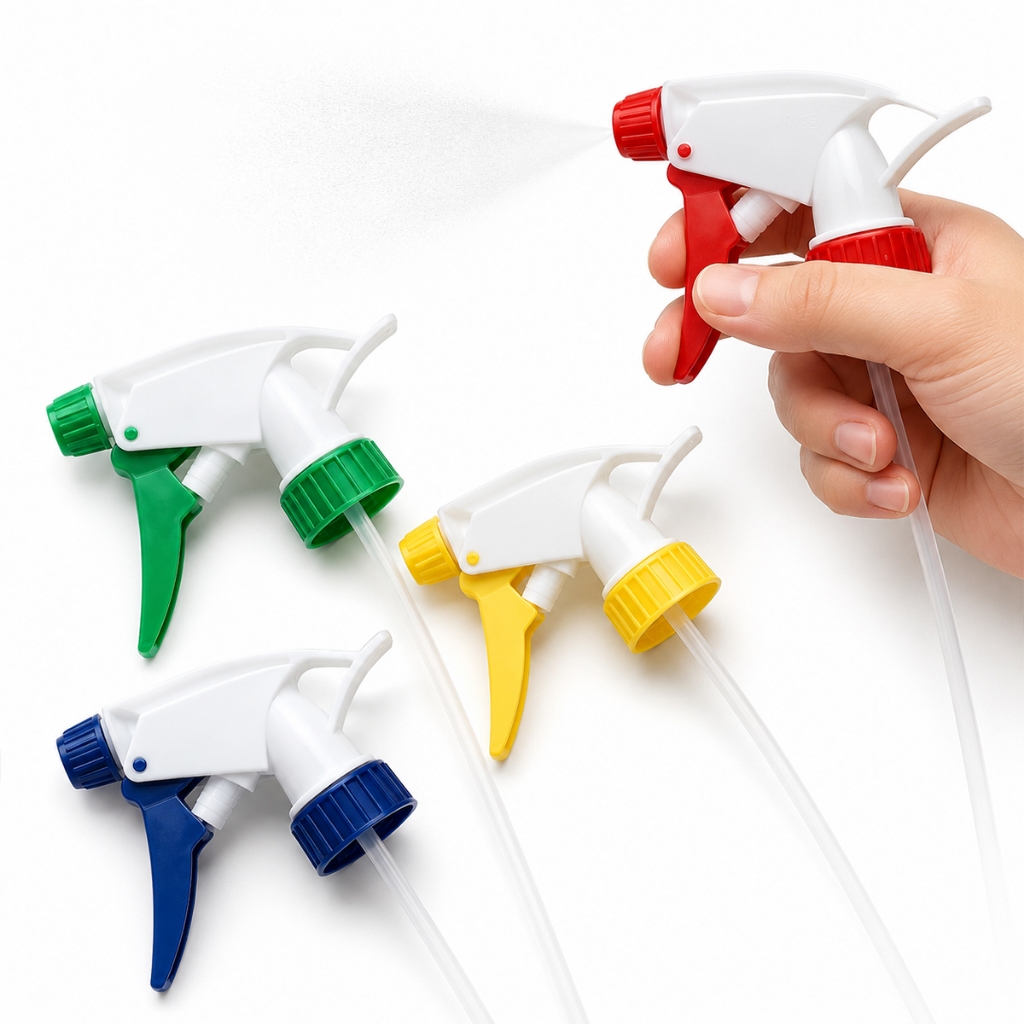 Pulverizador Kit 4 Gatilho Borrifador Manual Garrafa Pet