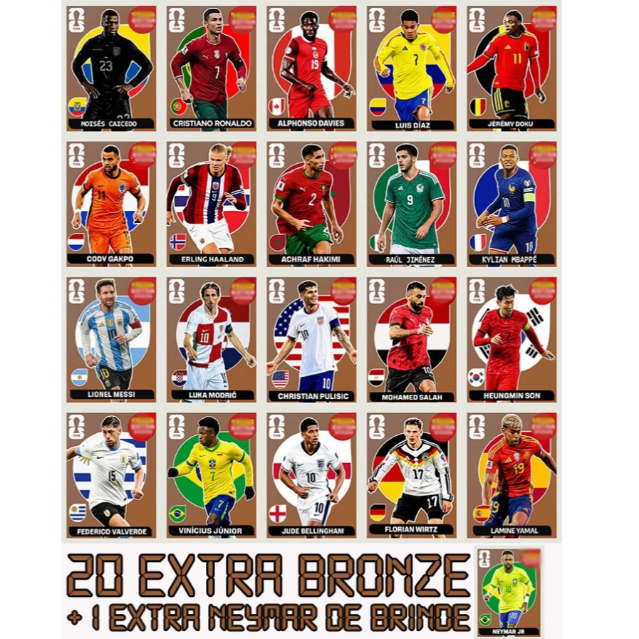 Figurinha legend copa do mundo 2026