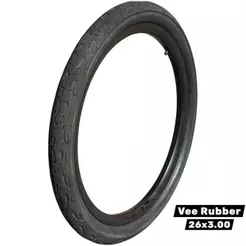 Pneu Bicicleta Vee Rubber Balão Aro 26x3.00 Flame Bike Grau