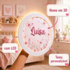 Porta Maternidade com Led Personalizado