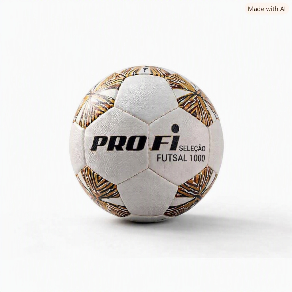 Bola de Futebol de Salão Futsal Oficial Costurada Profi