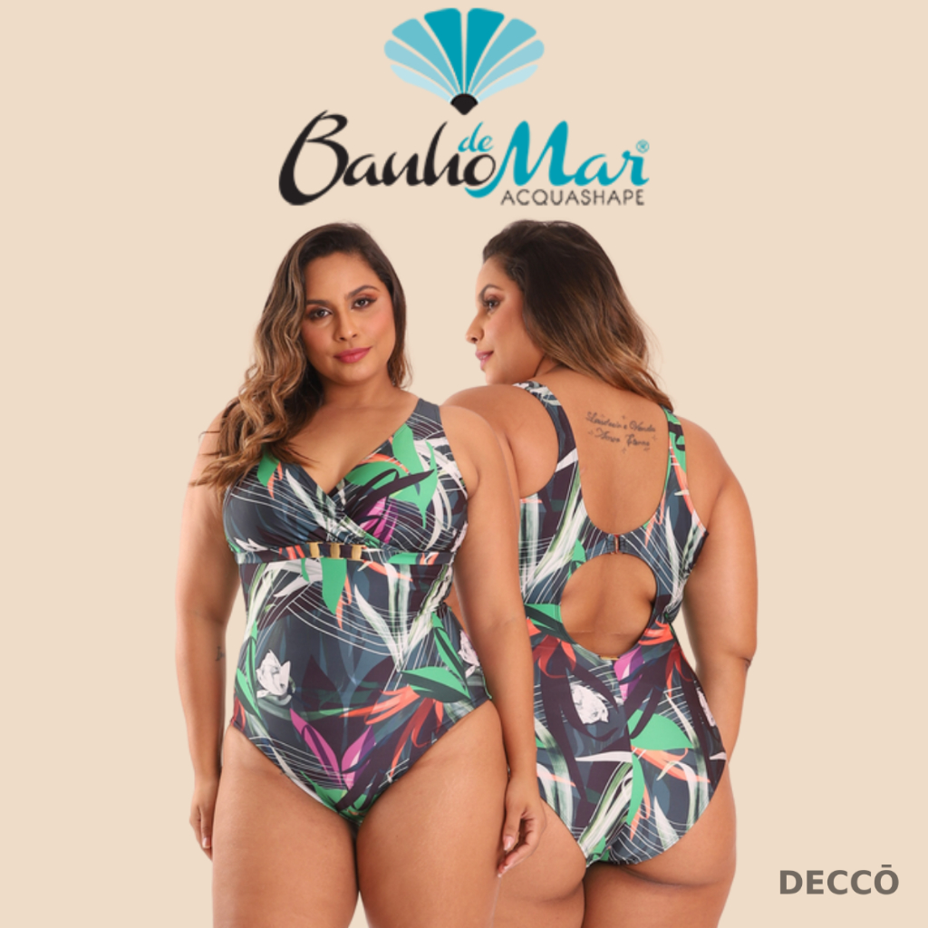 Maio Banho de Mar Plus Size Forte Compressao Ref: 617560