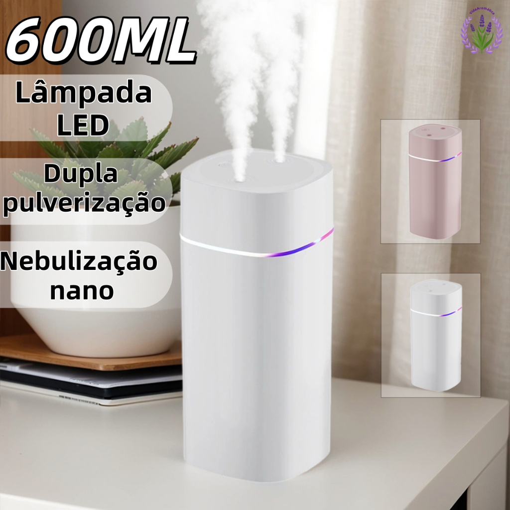 Umidificador De Ar E Difusor Aromatizador Grande De Ambiente