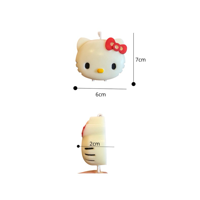 Topo de Bolo - vela Hello Kitty | Decoração de Festa