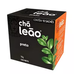 Chá Preto Natural Leão 10 Sachês (16g)