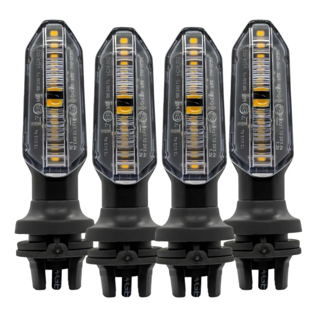 Pisca LED Cb250f Twister 2019 Sequencial Par + Kit 4 Fan 160 Titan 150 Bros 160