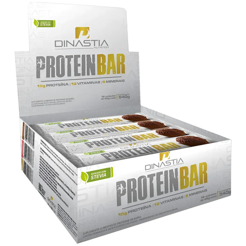 Barra de Proteína Protein Bar Whey 15g Protiena Caixa 12