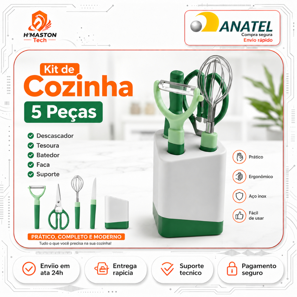 H'MASTON Descascador De Legumes Tesoura De Cozinha Kit Facas De Cozinha Kit Cozinha Completo Kit De Cozinha