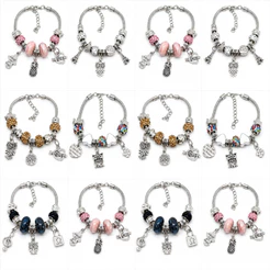 ANA1108 kit12 Pulseira Berloques Estilo Feminina Presente (Modelo aleatório)