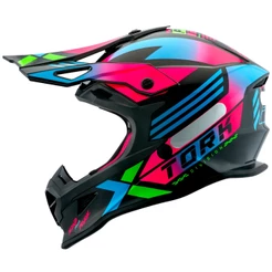 Capacete Fechado Motocross Masculino e Feminino Pro Tork Fast Next Brilhante Novo Lançamento
