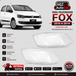 Lente do Farol Volkswagen Fox 2010 2011 2012 2013 2014