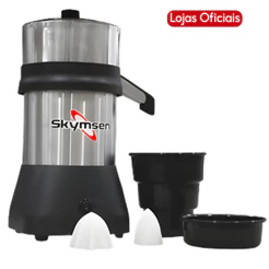 Extrator Sucos Inox EX 0,25Hp 220W Bivolt (127V/220V) Skymsen Espremedor de Suco Profissional