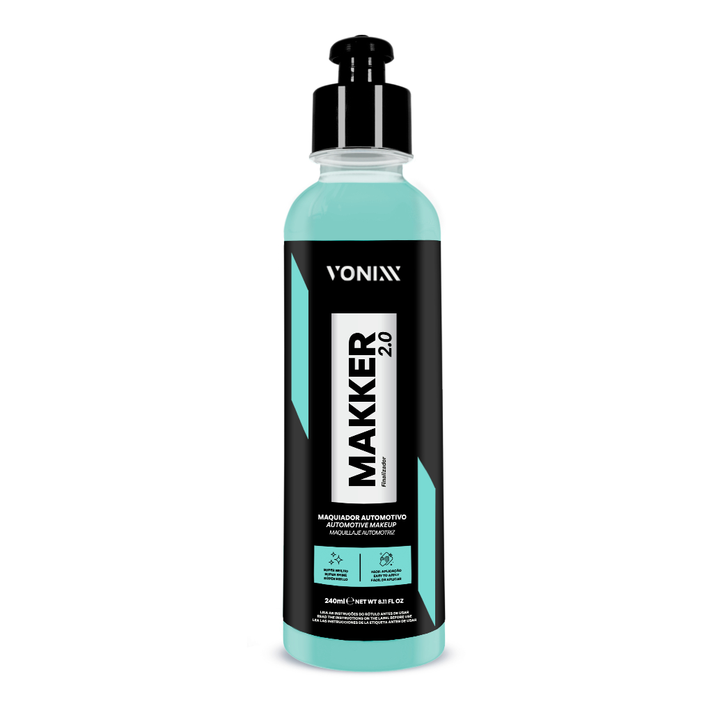 Makker Vonixx 240ml Maquiador Automotivo Preenche Microrriscos e RENOVA Pintura Queimada