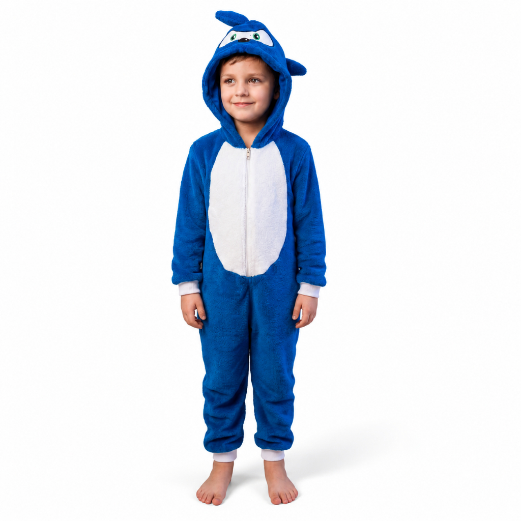 Pijama Infantil Kigurumi Meninos Personagens Fantasia Ouriço
