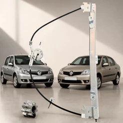 Máquina de Vidro Elétrica Para MOTOR ORIGINAL Dianteira Direta Renault Clio 99 á 16 Symbol 09 á 13