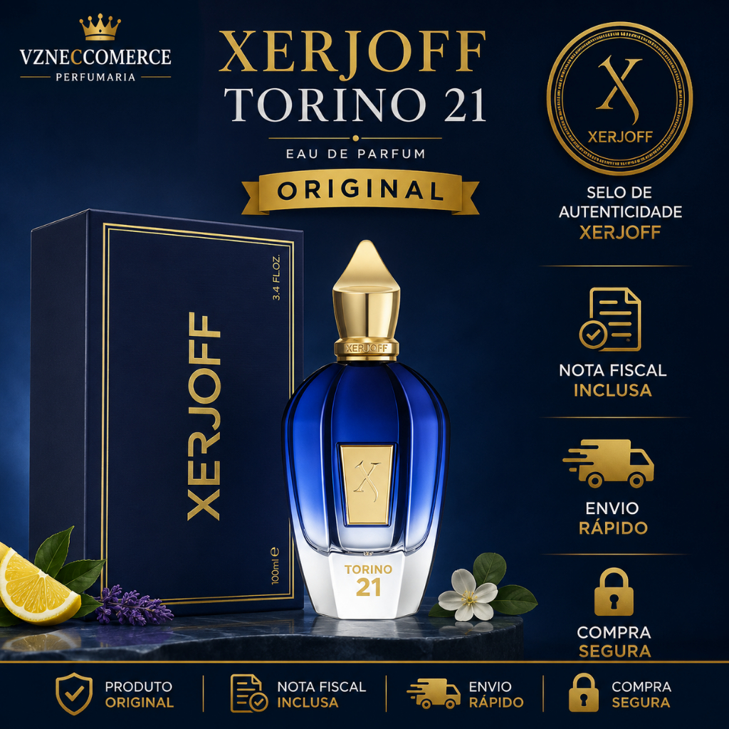 Perfume Xerjoff Torino 21 Eau de Parfum 100ml Nicho Importado Italiano Fresco Unissex