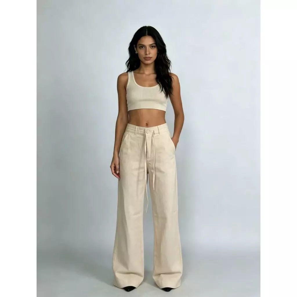 Calça Cintura média Versátil - Perfeita para Looks Casuais e Elegantes