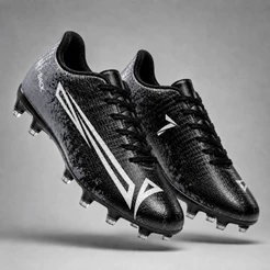 Chuteira Campo Preta Masculina Original Profissional para Futebol Alta Perfomance