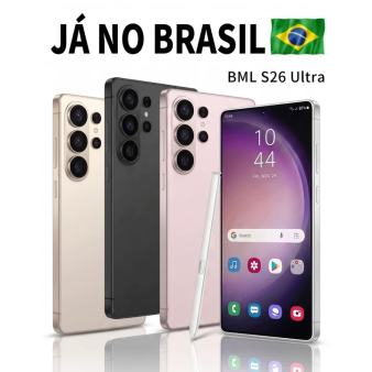BML Smartphone 512GB/12GB ram 5G LTE Wi-Fi Dual Sim Android 14 5000mAh 7.3'' Tela,Câmera 108MP