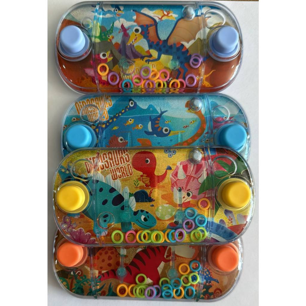 KIT COM 24 MINI AQUAPLAY DINOSSAURO COM DUAS CORES INCLUINDO CAIXA EXPOSITOR