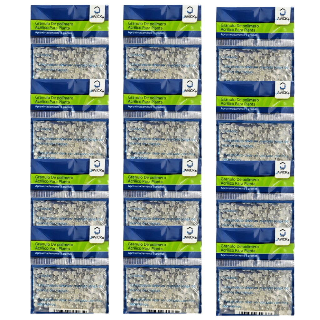 Grânulos De Polímero Acrílico 12 Pacotes Bolinhas De Gel Para Plantas - Javick