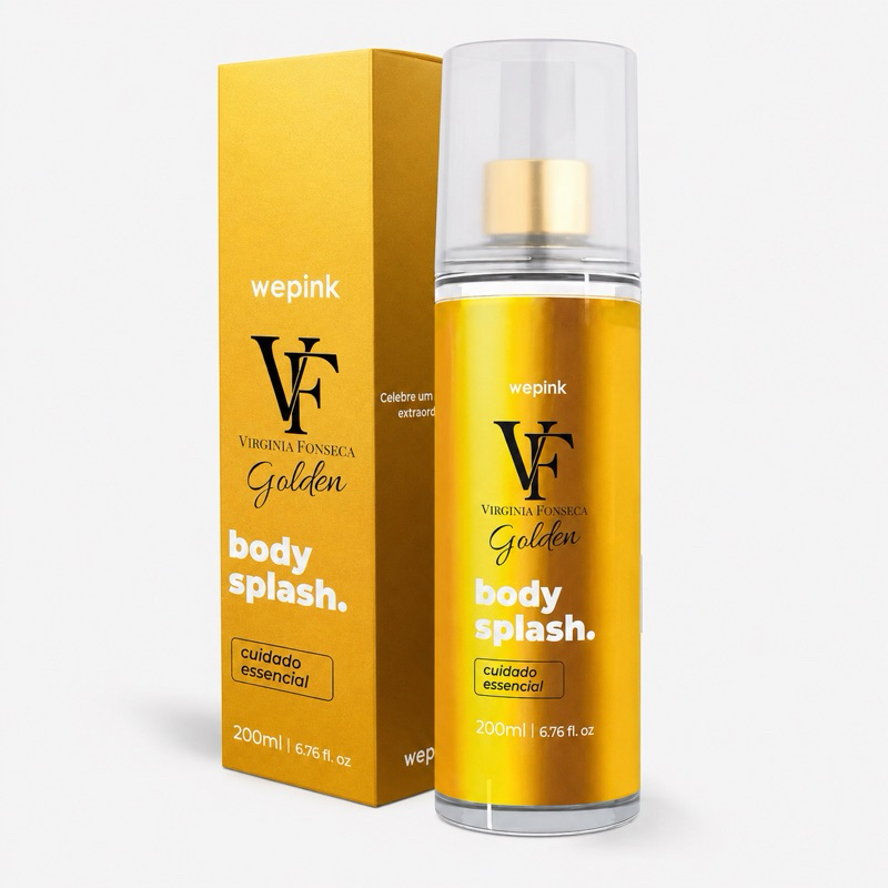 Body Splash VF Golden 200ml | Perfume Feminino | Floral Oriental
