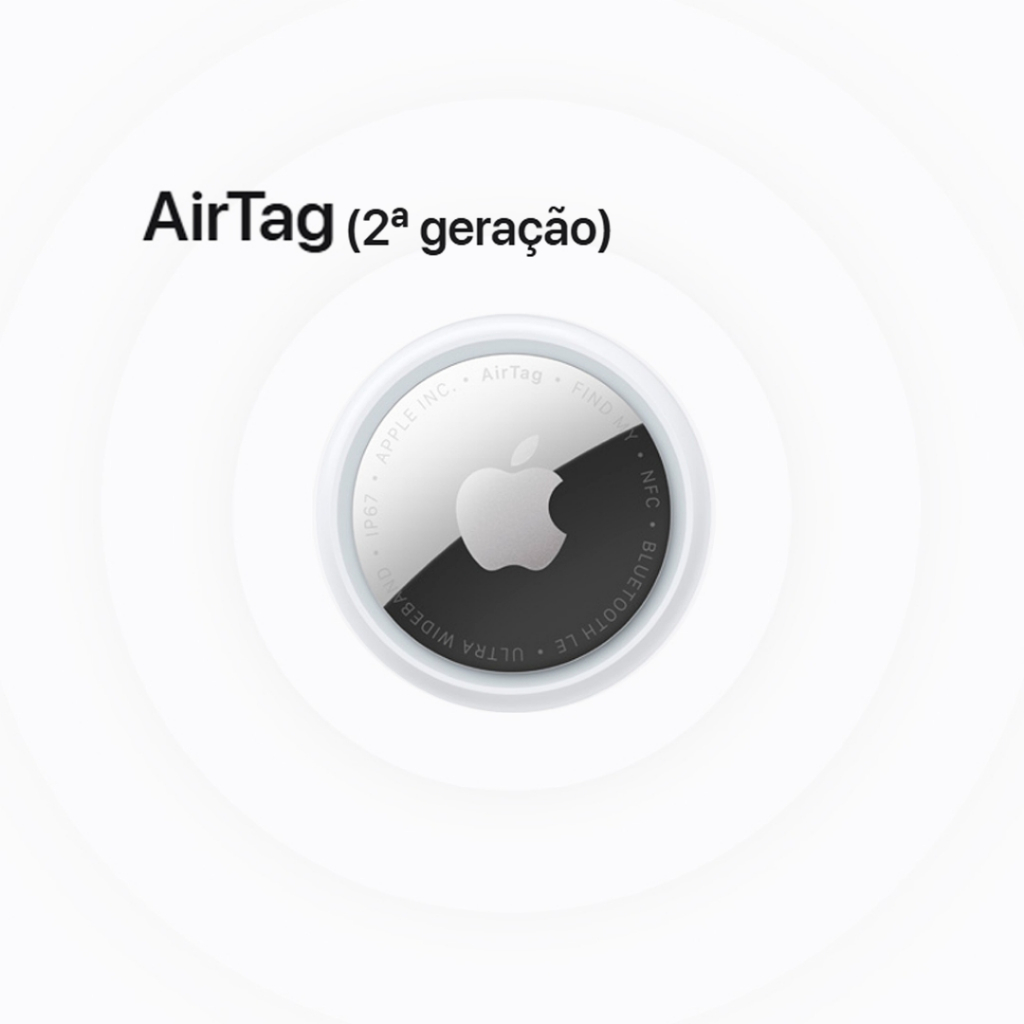 Rastreador Apple AirTag 2 2ª Geração Localizador Original Bluetooth IP67