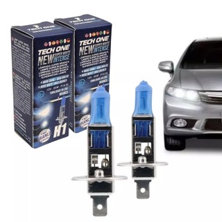 Kit Par de Lâmpadas Super Brancas H1 H3 H4 H7 H8 H9 H11 HB3 HB4 8500K Tipo Xênon 12V 55W Alta Luminosidade