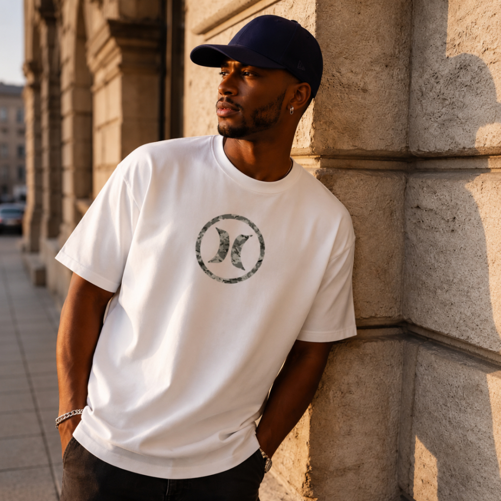Camiseta HUR SURF MILITAR unissex oversized streetwear camisa
