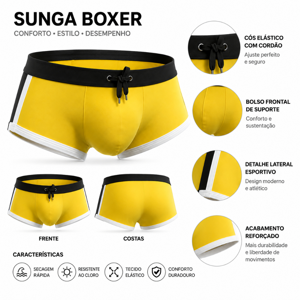 Z&D Lingerie Sungas Masculinas Cuecas Boxers Personalizadas E Respiráveis Confor