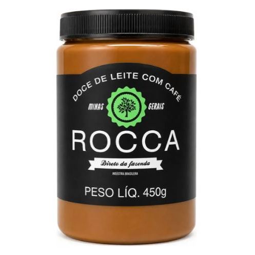 Doce de Leite Rocca com Café 400g Artesanal de Minas