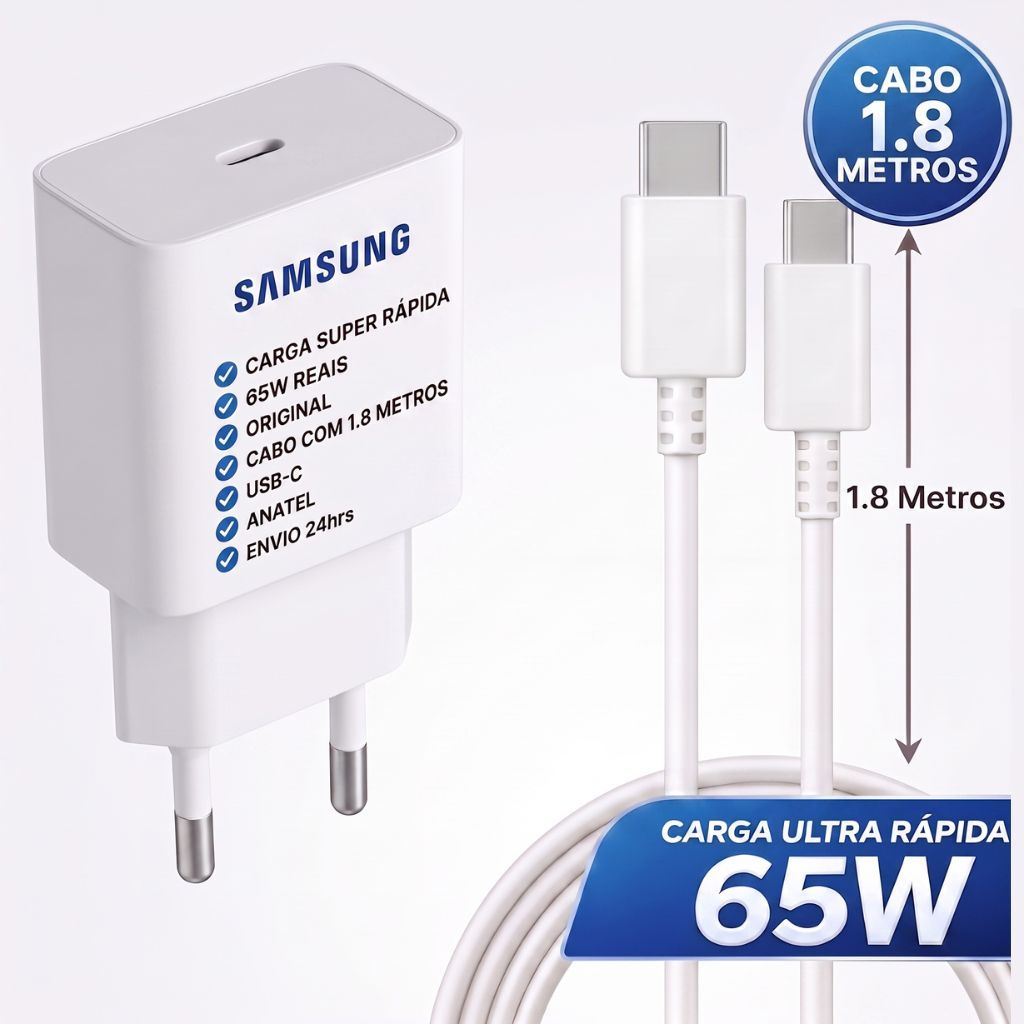 Fonte Carregador para Notebook Samsung Galaxy Book4 Ultra Original