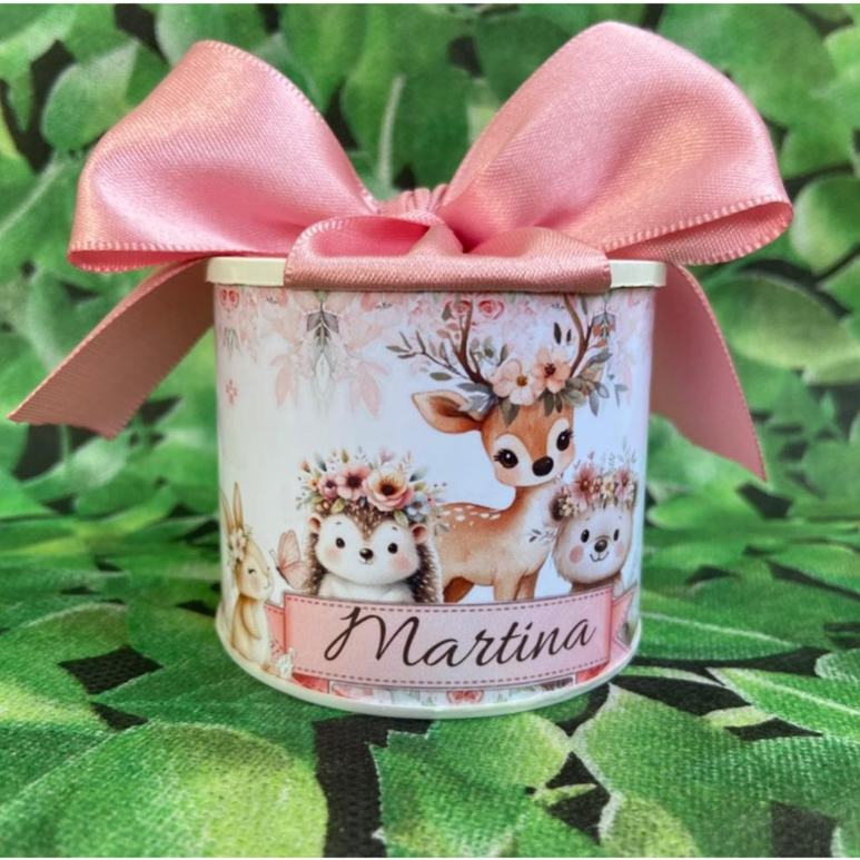 Kit Tubolata Personalizada (5x6) Bosque Encantado Lembrancinha de Maternidade/Aniversário